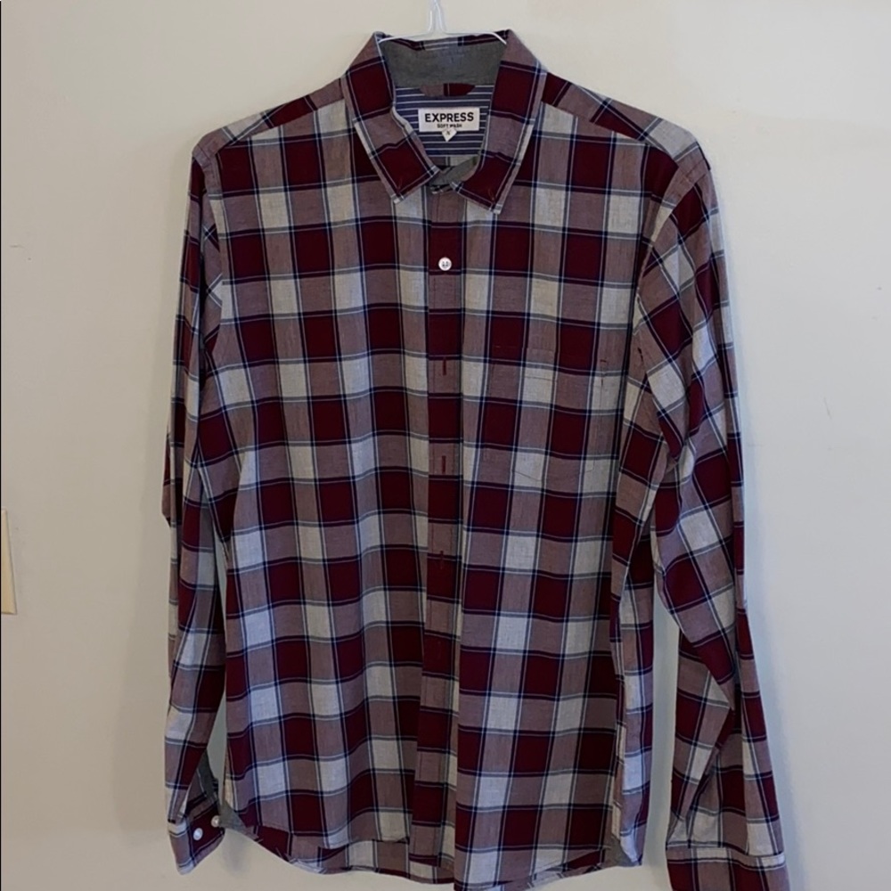 Men’s Plaid Button Down